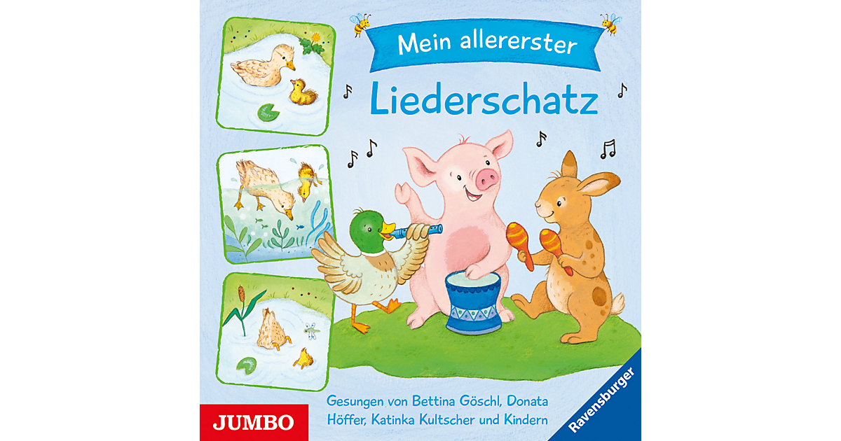 Mein allererster Liederschatz, 1 Audio-CD Hörbuch Mein allererster Liederschatz, 1 Audio-CD Hörbuch von JUMBO Verlag