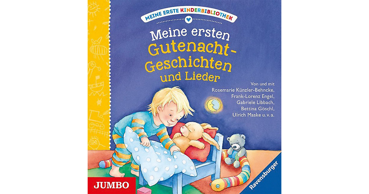 Meine erste Kinderbibliothek: Meine ersten Gutenach-Geschichten und Lieder, 1 Audio-CD Hörbuch Meine erste Kinderbibliothek: Meine ersten Gutenach-Geschichten und Lieder, 1 Audio-CD Hörbuch von JUMBO Verlag