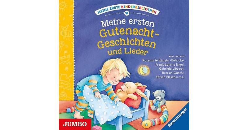 Meine erste Kinderbibliothek: Meine ersten Gutenach-Geschichten und Lieder, 1 Audio-CD Hörbuch von JUMBO Verlag