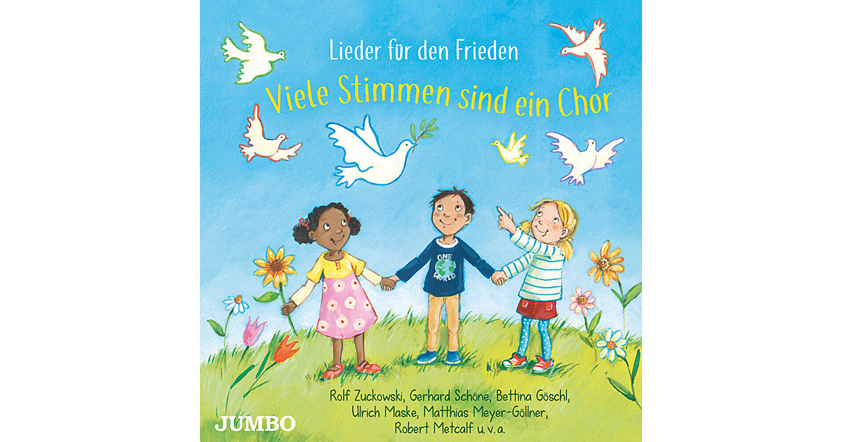 Viele Stimmen sind ein Chor. Lieder den Frieden, Audio-CD Hörbuch  Kinder von JUMBO Verlag