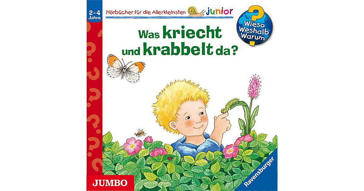 Was kriecht und krabbelt da?, 1 Audio-CD Hörbuch Was kriecht und krabbelt da?, 1 Audio-CD Hörbuch von JUMBO Verlag