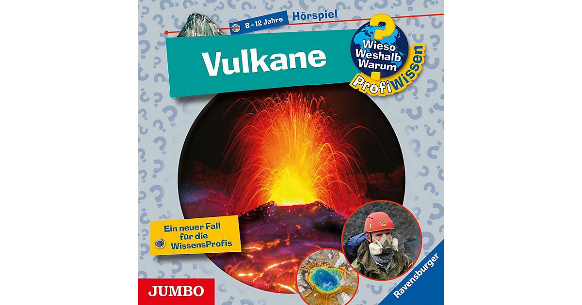 Wieso? Weshalb? Warum? ProfiWissen - Vulkane, 1 Audio-CD Hörbuch von JUMBO Verlag