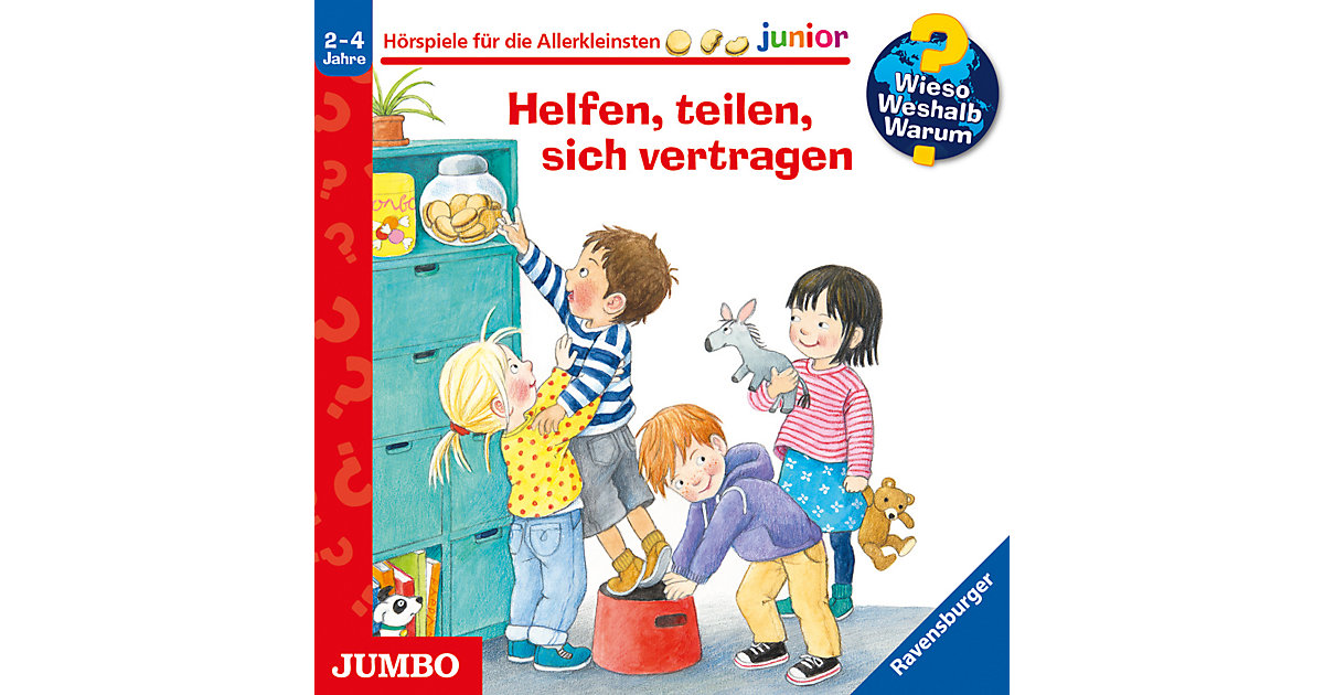 Wieso? Weshalb? Warum? junior. Helfen, teilen, sich vertragen, Audio-CD Hörbuch Wieso? Weshalb? Warum? junior. Helfen, teilen, sich vertragen, Audio-CD Hörbuch von JUMBO Verlag