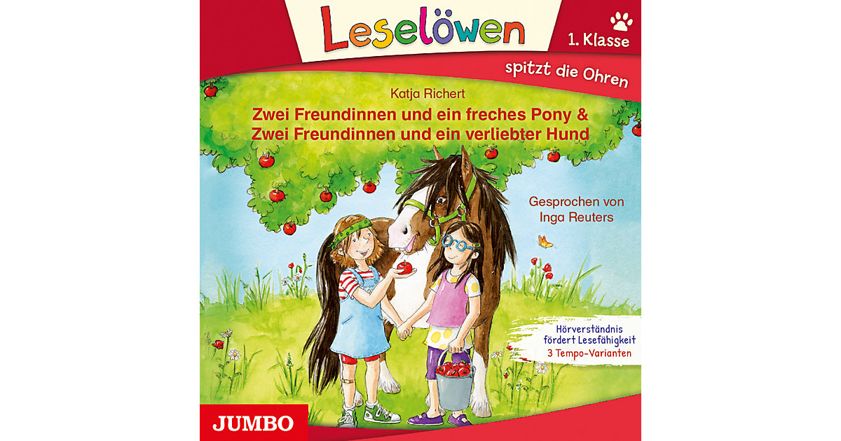 Zwei Freundinnen und ein freches Pony & Zwei Freundinnen und ein verliebter Hund, Audio-CD Hörbuch Zwei Freundinnen und ein freches Pony & Zwei Freundinnen und ein verliebter Hund, Audio-CD Hörbuch von JUMBO Verlag