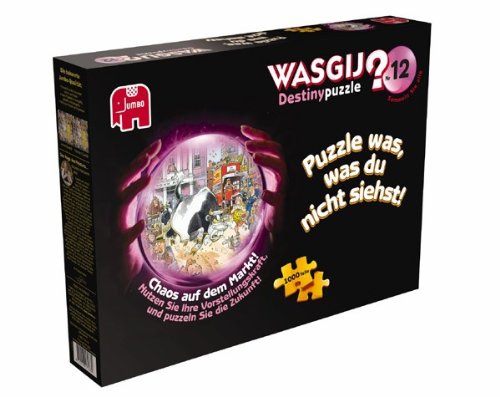 Jumbo 17238 - Wasgij Destiny 12 - Chaos auf dem Markt! - 1000 Teile von JUMBO