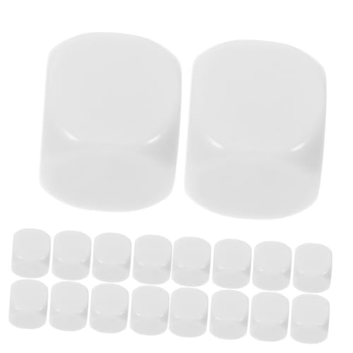 50Stücke Leere Acrylwürfel DIY Tischspielwürfel für Brettspiele Glänzende Oberfläche Robuste Konstruktion für Handbeschriftung und Druckverfahren 50Stücke Leere Acrylwürfel DIY Tischspielwürfel für Brettspiele Glänzende Oberfläche Robuste Konstruktion für Handbeschriftung und Druckverfahren von JUMPLAWN