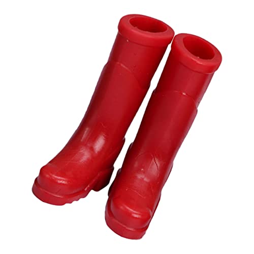JUMPLAWN 1 Paar Mini -Schuhe Miniatur Stiefel Mini-Hausschuhe-Dekore Mini-Boot-Modell Puppenstubenstiefel Simulationsschuhe Mini-Hausschuhe-Ornament Plastik rot JUMPLAWN 1 Paar Mini -Schuhe Miniatur Stiefel Mini-Hausschuhe-Dekore Mini-Boot-Modell Puppenstubenstiefel Simulationsschuhe Mini-Hausschuhe-Ornament Plastik rot von JUMPLAWN