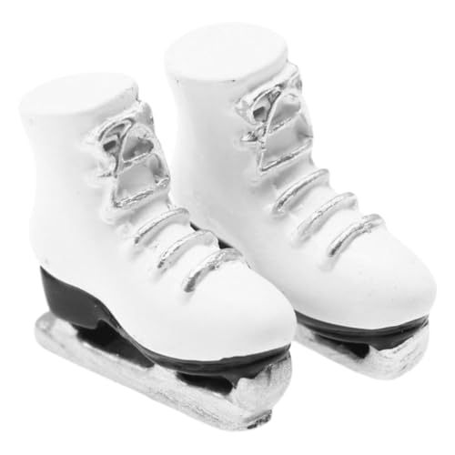 JUMPLAWN 1 Paar Skizzen Schlittschuhe Modell Mini Schlittschuh Modell Puppendekor Puppenschuhe Mini Layout Requisiten Puppe Dekorative Schlittschuhe Puppenzubehör Puppen von JUMPLAWN