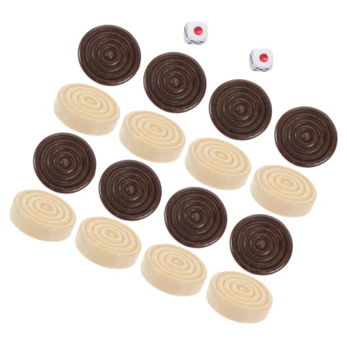 JUMPLAWN 1 Satz Dame-zubehör Brettspiele Für Den Familienabend Reise-Backgammon Holzspielzeug Backgammon-sportspielzeug Zubehör Für Brettspiele Hölzern JUMPLAWN 1 Satz Dame-zubehör Brettspiele Für Den Familienabend Reise-Backgammon Holzspielzeug Backgammon-sportspielzeug Zubehör Für Brettspiele Hölzern von JUMPLAWN