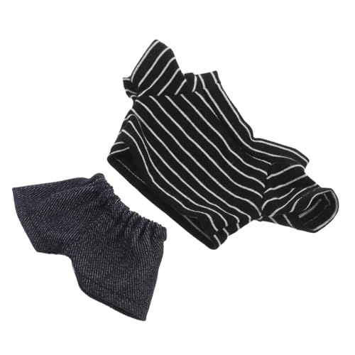 JUMPLAWN 1 Satz Dekorativen Bärenkostümpants und Shirt für Puppen Niedliches Bärenkostüm für Weiche und Langlebige Materialien für Geburtstagsfeiern und Festliche Anlässe von JUMPLAWN