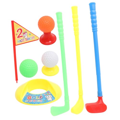 JUMPLAWN 1 Satz Golfspielzeug Kindergolfclubs 3-5 für Ball Lernspielzeug für Kleinkinder Spiele outdoorspielzeug Outdoor Bildungsspielzeug Golfschläger- Abs von JUMPLAWN