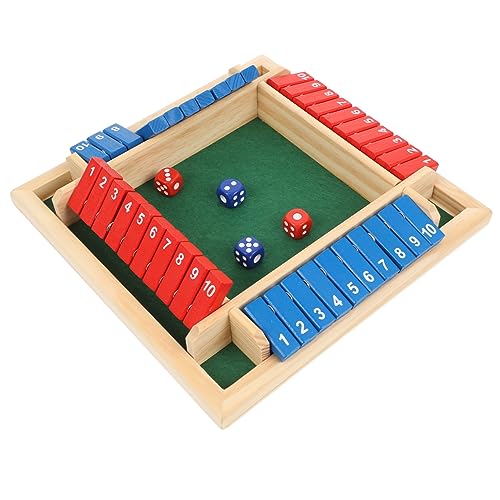 JUMPLAWN 1 Satz Holz Brettspiel Lustiges Würfelspiel für Spieler Interaktive Partyspielzeuge für Getränke und Geselligkeit für Familien und Freunde JUMPLAWN 1 Satz Holz Brettspiel Lustiges Würfelspiel für Spieler Interaktive Partyspielzeuge für Getränke und Geselligkeit für Familien und Freunde von JUMPLAWN