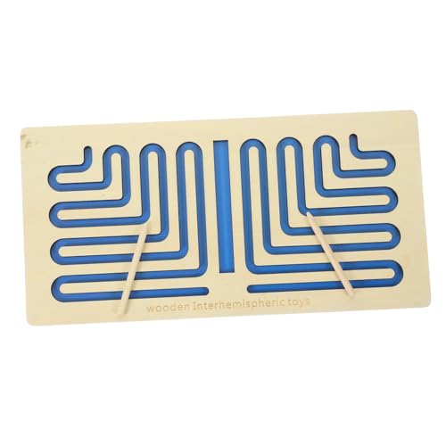 JUMPLAWN 1 Satz Interhemisphärisches Labyrinth-Spielzeug Für Kinder, Schreibspielzeug Für Die Linke Und Rechte Hand, Lernspielzeug Für Kinder von JUMPLAWN