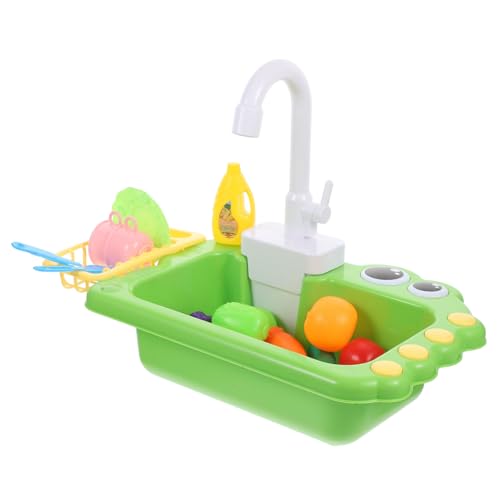 JUMPLAWN 1 Satz Küchenspüle für Elektronisches Geschirrspüler Spielset mit Wasserzirkulation Interaktives Rollenspiel für Kreative Wasserspiele für Kleinkinder und Vorschulkinder JUMPLAWN 1 Satz Küchenspüle für Elektronisches Geschirrspüler Spielset mit Wasserzirkulation Interaktives Rollenspiel für Kreative Wasserspiele für Kleinkinder und Vorschulkinder von JUMPLAWN