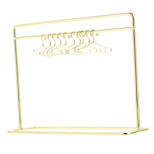 JUMPLAWN 1satz Mini Kleiderständer Für Puppenhaus Teiliges Aus Eisen Mit Mini Kleiderbügeln Praktischer Und Eleganter Organizer Für Puppenkleidung Für JUMPLAWN 1satz Mini Kleiderständer Für Puppenhaus Teiliges Aus Eisen Mit Mini Kleiderbügeln Praktischer Und Eleganter Organizer Für Puppenkleidung Für von JUMPLAWN