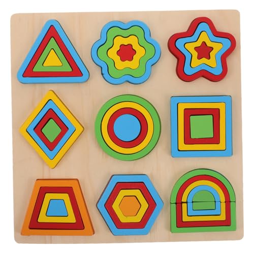 JUMPLAWN 1 Satz Montessori Holzspielzeug Formen Steckspiel zur Farbabstimmung für Interaktive Lernaktivitäten Fördert Geduld und Problemlösungsfähigkeiten bei Kleinkindern und JUMPLAWN 1 Satz Montessori Holzspielzeug Formen Steckspiel zur Farbabstimmung für Interaktive Lernaktivitäten Fördert Geduld und Problemlösungsfähigkeiten bei Kleinkindern und von JUMPLAWN
