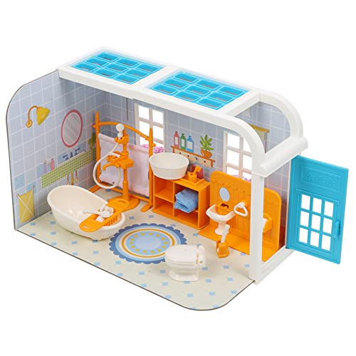 JUMPLAWN 1satz Miniatur Badezimmermöbel Spielzeug Für Miniaturmodelle Für Puppenhäuser Lebensnahe Accessoires Für -projekte Zur Dekoration Und Spielzeuganwendung von JUMPLAWN
