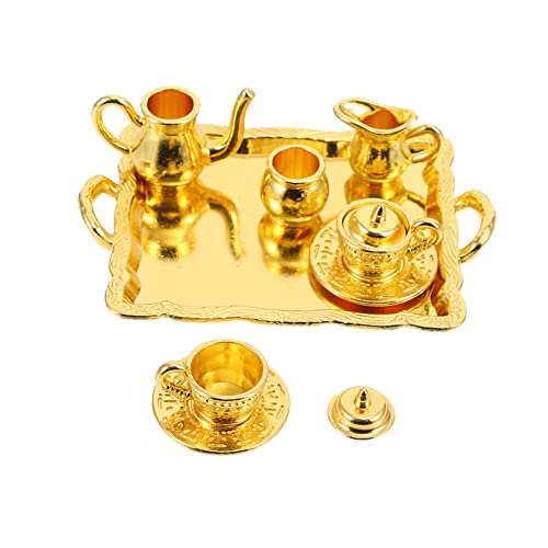 JUMPLAWN 1 Satz Puppenhaus-Teeservice Tea Set for Home Decor Tee-Set für Home Dekoration Tee-Set Dekoration Mini-Weinkessel-Modelle Foto -Requisiten Heimwerken Legierung Golden JUMPLAWN 1 Satz Puppenhaus-Teeservice Tea Set for Home Decor Tee-Set für Home Dekoration Tee-Set Dekoration Mini-Weinkessel-Modelle Foto -Requisiten Heimwerken Legierung Golden von JUMPLAWN