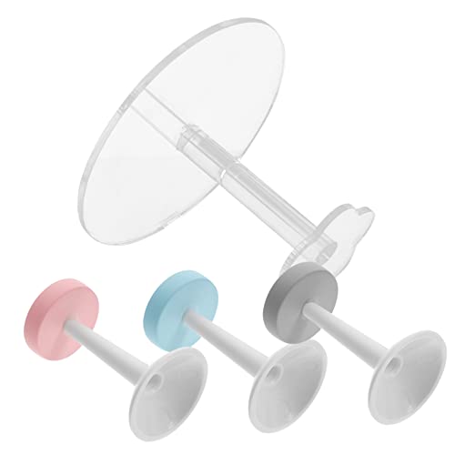 JUMPLAWN 1 Satz Simulation Mini Doll House Tisch und Stuhlverzierungen Miniaturtisch Mini-Tischstühle Miniatur-Tischspielzeug Miniatur-Tischschmuck Esstischzubehör Plastik von JUMPLAWN