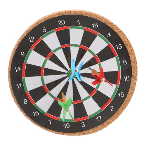 JUMPLAWN 1 Satz Simulierte Darts Flying Disc für interaktives lustiges puppenhaus zubehör Szenenzubehör Mini-Simulation Modelszene Kork von JUMPLAWN