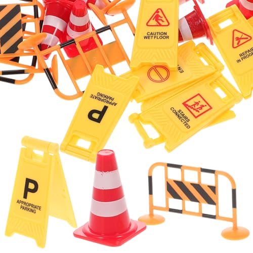 JUMPLAWN 1 Satz Simulierte Straßensperren Kranspielzeuge Auto Touch Bin Spielzeugschilder Bagger Minispielzeuge Mini Verkehrskegel Kleines Verkehrszeichenspielzeug JUMPLAWN 1 Satz Simulierte Straßensperren Kranspielzeuge Auto Touch Bin Spielzeugschilder Bagger Minispielzeuge Mini Verkehrskegel Kleines Verkehrszeichenspielzeug von JUMPLAWN