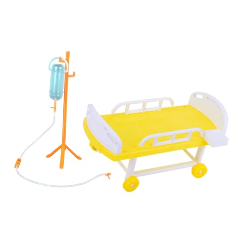 JUMPLAWN 1 Satz Simuliertes medizinisches Bett Junge Babyspielzeug Arztkoffer Puppenkrankenhaus Spielset Spielzubehör für das -Szenen- Plastik JUMPLAWN 1 Satz Simuliertes medizinisches Bett Junge Babyspielzeug Arztkoffer Puppenkrankenhaus Spielset Spielzubehör für das -Szenen- Plastik von JUMPLAWN