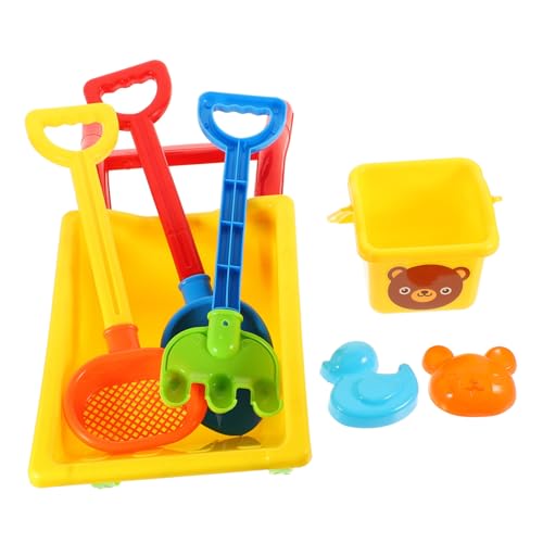 JUMPLAWN 1 Satz Spielzeugset für den Strand Sandspielzeug pädagogisches Kinderspielzeug für den Strand Plastik Yellow JUMPLAWN 1 Satz Spielzeugset für den Strand Sandspielzeug pädagogisches Kinderspielzeug für den Strand Plastik Yellow von JUMPLAWN