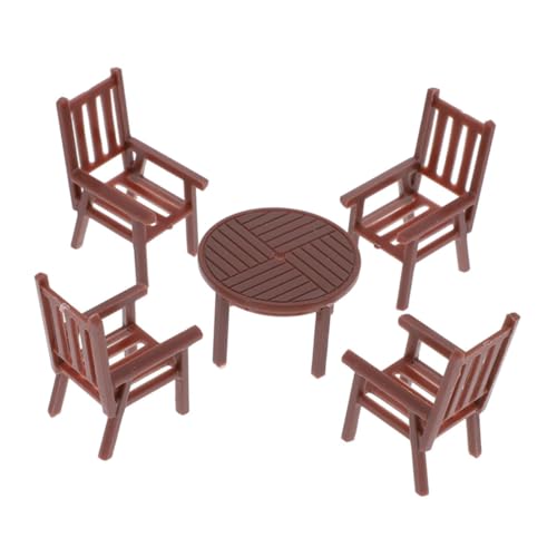 JUMPLAWN 1 Satz Stühle Set Realistische Möbel für Puppenhäuser Dekorative Miniaturen für Architekturmodelle und Szenen Maßstab Hochwertige Detailarbeit JUMPLAWN 1 Satz Stühle Set Realistische Möbel für Puppenhäuser Dekorative Miniaturen für Architekturmodelle und Szenen Maßstab Hochwertige Detailarbeit von JUMPLAWN