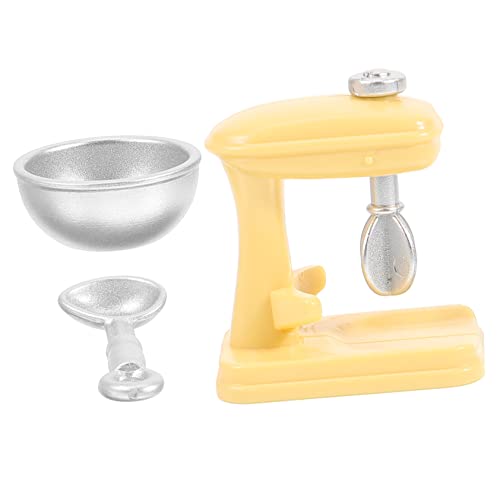 JUMPLAWN 1 Satz Wohnaccessoires Mini Puppenhaus-Mixer Spielküche für im Alter von 4–8 Jahren Kaffeemaschine Mixer-Modell kleine Küche Spielküchenzubehör Abs von JUMPLAWN