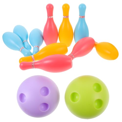 JUMPLAWN 1 Set Kinder Bowling Spielzeug Indoor Spielzeug Für Kleinkinder 1-3 Jahre Alt Bowling Set Spielzeug von JUMPLAWN