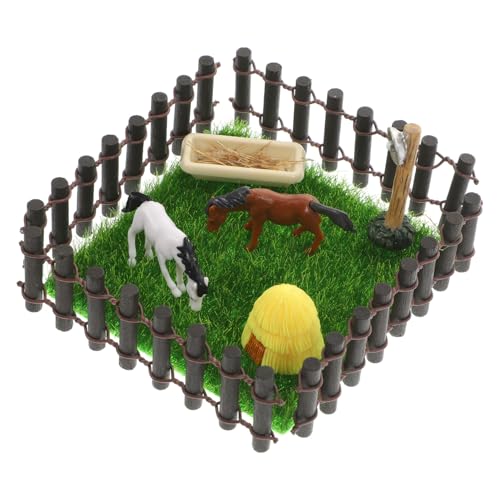 JUMPLAWN 1 Set DIY Miniatur Pferdestall Puppenhaus Stallspielzeug Rollenspiel Pferdestall Pferdescheune Zugänglicher Pferdestall Mini Stallmodell Mini Stall Spielset Kaffee JUMPLAWN 1 Set DIY Miniatur Pferdestall Puppenhaus Stallspielzeug Rollenspiel Pferdestall Pferdescheune Zugänglicher Pferdestall Mini Stallmodell Mini Stall Spielset Kaffee von JUMPLAWN