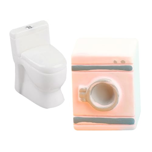 JUMPLAWN 1 Set Mikro Landschaftswaschmaschine Puppenhausträger Miniaturzubehör Puppendekorartikel Dummy Griff Toilette Mini Hausbausätze Pflanzenserie Bedienen Plüsch Puppenhaus JUMPLAWN 1 Set Mikro Landschaftswaschmaschine Puppenhausträger Miniaturzubehör Puppendekorartikel Dummy Griff Toilette Mini Hausbausätze Pflanzenserie Bedienen Plüsch Puppenhaus von JUMPLAWN