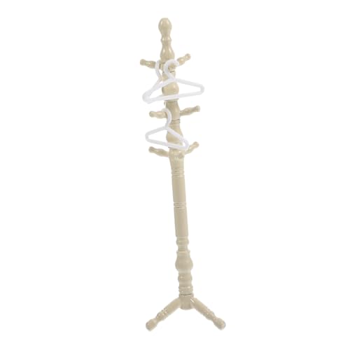 JUMPLAWN 1 Set Mini Garderobe Gefälschte Miniatur Kleiderbügel Ornamente Kleiderständer Mini Kleiderbügel Kleine Kleiderbügel Tiere Puppen Heimdekor Zufällige Farbe von JUMPLAWN