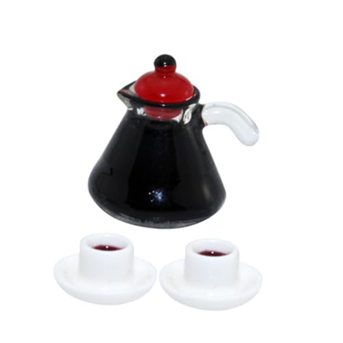 JUMPLAWN 1 Set Mini Kaffeekanne Miniatur Porzellanpuppe Mikro Süße Kleine Kaffeetasse Morgen Bemalte Tasse Mini Für Die Form Mini Kaffeetasse So Tun Als Ob Küchenbedarf von JUMPLAWN