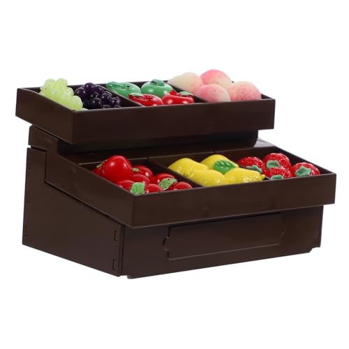 JUMPLAWN 1 Set Mini Supermarkt Modellregal Miniaturmöbel Und Zubehör Miniatur Dinge Gemüse Ausstellungsregal Miniatur Möbelmodell Mini Gemüsestand Kaffee Kunststoff JUMPLAWN 1 Set Mini Supermarkt Modellregal Miniaturmöbel Und Zubehör Miniatur Dinge Gemüse Ausstellungsregal Miniatur Möbelmodell Mini Gemüsestand Kaffee Kunststoff von JUMPLAWN