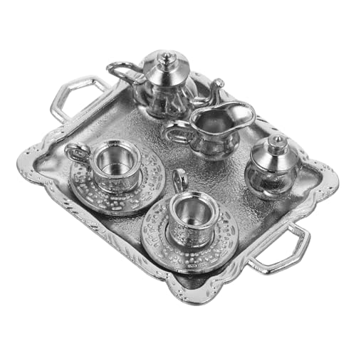 JUMPLAWN 1 Set Mini Teeservice Teetasse Teezubehör Rollenspielzubehör Miniatur Utensilien Miniatur Metallgeschirr Puppenhaus Miniaturen Rollenspielzeug Mini JUMPLAWN 1 Set Mini Teeservice Teetasse Teezubehör Rollenspielzubehör Miniatur Utensilien Miniatur Metallgeschirr Puppenhaus Miniaturen Rollenspielzeug Mini von JUMPLAWN