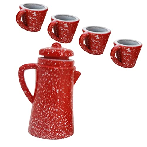 JUMPLAWN 1 Set Mini Teetasse Gläser Miniatur Puppenhaus Bausätze Loser Tee Ei Mit Sieb Mini Hausbedarf Puppenhaus Küchenzubehör Teetasse Teekannen von JUMPLAWN