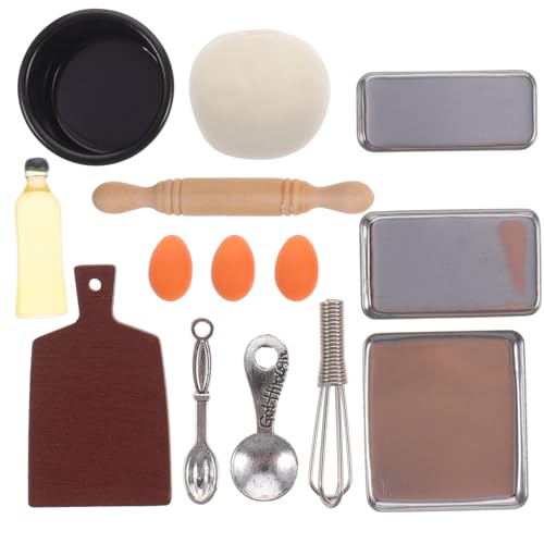 JUMPLAWN Realistisches Miniatur-Mixer-puppenhaus-Backset Miniatur-küchenzubehör-Set JUMPLAWN Realistisches Miniatur-Mixer-puppenhaus-Backset Miniatur-küchenzubehör-Set von JUMPLAWN
