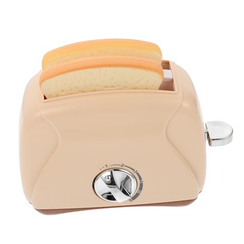 JUMPLAWN 1 Stück Brotmaschine Dekoration Toaster Toaster Retro-Toaster Simulation Toaster Maschine kreatives Toasterspielzeug Plastik Khaki JUMPLAWN 1 Stück Brotmaschine Dekoration Toaster Toaster Retro-Toaster Simulation Toaster Maschine kreatives Toasterspielzeug Plastik Khaki von JUMPLAWN