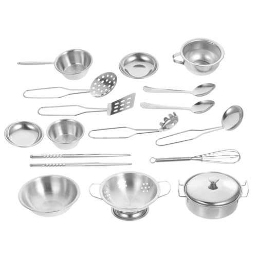 JUMPLAWN 1 Stück Geschirr Geschirrspielzeug Silver JUMPLAWN 1 Stück Geschirr Geschirrspielzeug Silver von JUMPLAWN
