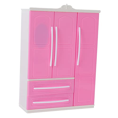 JUMPLAWN 1 Stück Mini-Puppenkleiderschrank mini Schrank Kinderspielzeug Möbel Schrank kleine Hausbedarf Puppengarderobe Mini-Möbelzubehör Puppenschrank Garderobenschmuck Abs Rosa JUMPLAWN 1 Stück Mini-Puppenkleiderschrank mini Schrank Kinderspielzeug Möbel Schrank kleine Hausbedarf Puppengarderobe Mini-Möbelzubehör Puppenschrank Garderobenschmuck Abs Rosa von JUMPLAWN