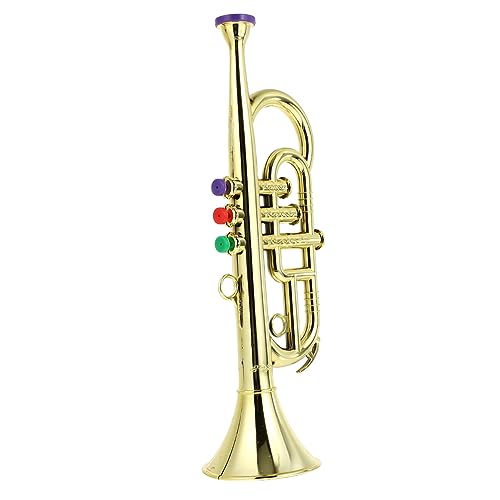 JUMPLAWN 1 Stück Musiksaxophonmodellspielzeug Musical Kind Gefälscht Saxophon Spielzeuginstrument Instrument Musikspielzeug -Instrumente Überzug Golden von JUMPLAWN