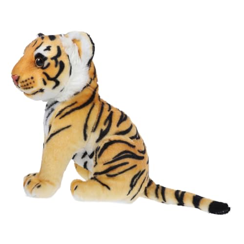 JUMPLAWN 1 Stück Niedliches Tiger Kuscheltier Gelbes Plüschspielzeug für Dekoration für Wohnzimmer und Neujahrsgeschenk Warm JUMPLAWN 1 Stück Niedliches Tiger Kuscheltier Gelbes Plüschspielzeug für Dekoration für Wohnzimmer und Neujahrsgeschenk Warm von JUMPLAWN