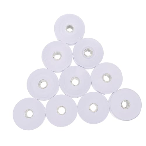 JUMPLAWN 10 Rollen Physikalisches Elektronik Klebeband Papier Timer Summer Schule Schaltung Squiggle Flagging Spiel Elektrischer Elektromagnet Weiß von JUMPLAWN