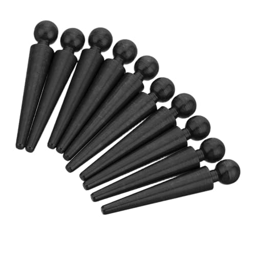 JUMPLAWN 10 Stück Punktestifte für das Spiel Heringe Krippenzubehör Krippenklammern aus Metall Krippenbrettklammern Krippenklammern einzigartig Zubehör für Brettspiele Eisen Schwarz von JUMPLAWN