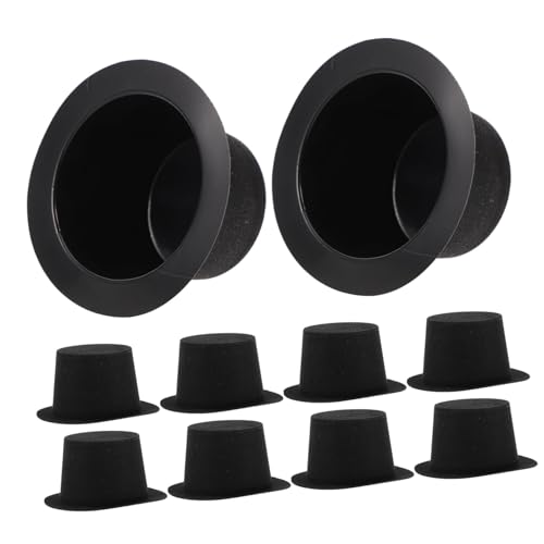 JUMPLAWN 10 Stück Puppenhaus Dekoration Schwarze Kleine Schneemannhüte Zum Basteln Farbige Und Erwachsenenhüte Für Stofftiere Urlaubs Minihüte Mini Bastelhüte Puppenhaus Aufsatz JUMPLAWN 10 Stück Puppenhaus Dekoration Schwarze Kleine Schneemannhüte Zum Basteln Farbige Und Erwachsenenhüte Für Stofftiere Urlaubs Minihüte Mini Bastelhüte Puppenhaus Aufsatz von JUMPLAWN