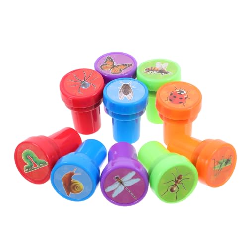 JUMPLAWN 10 Stück Teiliges Cartoon Tier Stempel Plastiktier Stempel für DIY Bastelprojekte und Partytüten JUMPLAWN 10 Stück Teiliges Cartoon Tier Stempel Plastiktier Stempel für DIY Bastelprojekte und Partytüten von JUMPLAWN