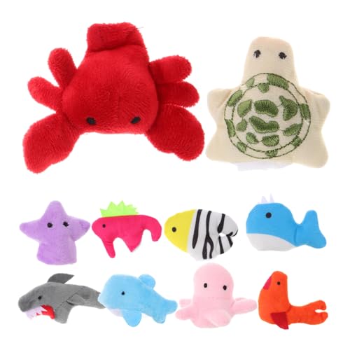JUMPLAWN 10 Stück Teiliges Fingerpuppen aus Cartoon Tiere für Interaktive Geschichtenerzählsessions Fördert Bindung und Kommunikation Weiches Angenehmes Material für Eltern JUMPLAWN 10 Stück Teiliges Fingerpuppen aus Cartoon Tiere für Interaktive Geschichtenerzählsessions Fördert Bindung und Kommunikation Weiches Angenehmes Material für Eltern von JUMPLAWN