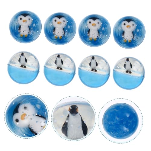 JUMPLAWN 10 Stück Teiliges Hüpfbälle aus Elastischem Transparentem Gummi mit Kreativem Pinguin Motiv Sichere Langlebige Sprungbälle für Spiel und Freizeitspaß JUMPLAWN 10 Stück Teiliges Hüpfbälle aus Elastischem Transparentem Gummi mit Kreativem Pinguin Motiv Sichere Langlebige Sprungbälle für Spiel und Freizeitspaß von JUMPLAWN