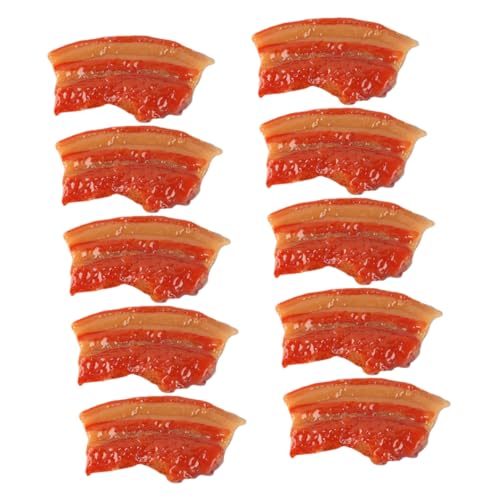 JUMPLAWN 10 Stück Teiliges Künstliche Dekoration Realistische Simulation von Schweinebauch für Küche Restaurant und Fotografie Langlebiges Harzmaterial Küchenrequisite JUMPLAWN 10 Stück Teiliges Künstliche Dekoration Realistische Simulation von Schweinebauch für Küche Restaurant und Fotografie Langlebiges Harzmaterial Küchenrequisite von JUMPLAWN